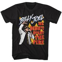 Billy Joel DidnåÕt Start The Fire Black Adult T-Shirt M