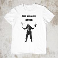 The Name’s Boris Shirt – Boris Johnson Political Meme T-Shirt, Funny UK Politics Graphic Tee, British Political Humour Shirt, Satire Gift XL white
