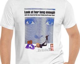 Eye Of The Devil Movie Sharon Tate White Short Sleeve Tee L