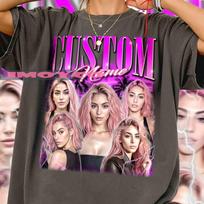 Retro Custom Bootleg Rap Tee, Custom bootleg shirt, Custom Photo TShirt, Halloween Gift tees, Custom your own bootleg Comfort Colors T-shirt S