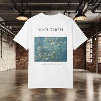 Van Gogh Almond Blossom Tee, Flower ArT shirt, Botanical Graphic T shirt, Cottagecore Museum Art Tee, Art Lover Gift S