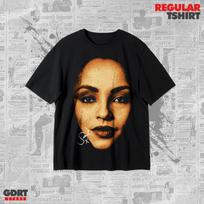 Sade Adu Portrait T shirt – Unisex Heavy Cotton Tee S