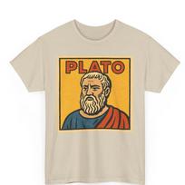 Plato Comic T-Shirt: Retro Greek Philosopher Graphic Tee 2XL