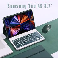 Skirtas Samsung Tab A9 8,7  apsauginiam dėklui SM-X110/X115, stovui su klaviatūra ir pele