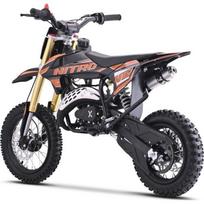 NITRO 60 cc motociklas su vidaus degimo varikliu, oranžinis
