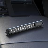 New Car Hidden Temporary Parking Number Plate with 6 Number Display for Easy Contact in Public Parking Scenarios A1