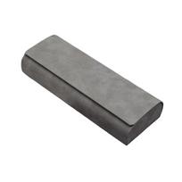 Unisex Hard Shell PU Leather Sunglasses Case Glasses Storage Box Scratch Resistant Durable Eyewear Holder for Business Travel pilka spalva