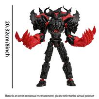 8 Inch Assembly Completed Action Figure 3D Printed Toys Multi-Jointed Movable Robot Action Figure Desktop Decorations