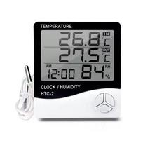 Digital Thermo-hygrometer with Outdoor Temperature Sensor Probe Electronic Room Indoor Thermometer and Hygrometer ±0.1℃&-10℃~50℃ balta