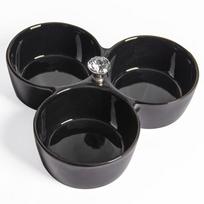 Unique Diamond Salad Ceramic Plate Sauce Bowl Cake Nut Plate 8.5 inch