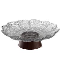 Plastic Pedestal Fruit Bowl Draining Dried Fruit Plate Practical Footed Fruit Bowl  Dining Room