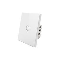 Tuya Smart Home Solutions 10A Current Wifi Zigbee 1/2/3/4 Gang Wall Touch Light Switch Glass PC Material 250V EU/US Supports 86mm*86 mm&Eu Standard