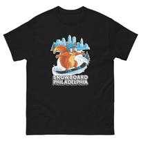 Snowboard Philadelphia Squirrel USA Snowboarding Animal T-Shirt L