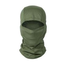 Tactical Full Face Balaclava Outdoor Hiking Training Scarf For Riding Operation Camouflage Headgear Sports žalia