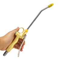 Truck Pneumatic Air Duster Gun Flexible Spring Hose Dust Cleaning High Pressure Air Blow Gun with Nozzle Gold Japanese-style