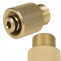 Brassconnect M22 Adapter - Redukcja Mosiężna | Trzpień 14 Mm + 15 Mm | Gwint M22 | Do Myjek Karcher Lavor Bosch Nilfisk