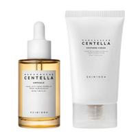 Skin1004 Madagascar Centella Ampoule + Soothing Cream Korean Skincare Set Calming Hydrating Moisturizing