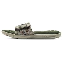 Under Armour Ignite 6 Graphic Strap Slide Khaki Base Camo Men Sneakers Green Marine-Od-Green 3024450-200 40 gray