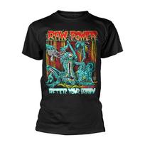 Raw Power After Your Brain Black Unisex T-shirt S