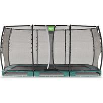EXIT Allure Premium įleidžiamas batutas 244x427 cm – žalias