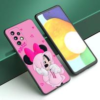 Pink Lovely Mouse Phone Case For Samsung A13 A22 A24 A32 A23 A25 A34 A35 A52S A53 A54 A55 A73 5G A12 A14 A15 A31 A33 A50 A51 A72 Samsung A52S 5G