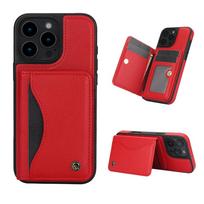 Piniginės dėklas su kortelių laikikliu telefonui IPhone 16 Pro Max 15 14 Plus 13 12 11 XS XR 7 8, atsparus smūgiams, apsauginis laikiklis For iPhone 16 Pro Max black