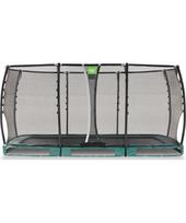 EXIT Allure Premium įleidžiamas batutas 244x427 cm – žalias