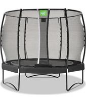 Batutas EXIT Allure Premium ø305 cm su apsauginiu tinklu, juodas