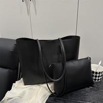 One shoulder underarm tote bag, new fashionable solid color texture, casual and simple commuting handbag, large capacity mother and child bag juoda