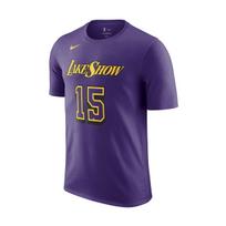 Nike NBA City Edition Los Angeles Lakers Comfortable Soft Skin-Friendly Crew Neck Short Sleeve T-Shirt Unisex Tops HJ2763-504 2XL