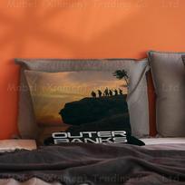 O-Outer B-Banks TV Personalized picture text home decorative pillows Household Gifts 45x45cm 40cmx40cm