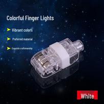 LED Finger Ring Lights (50-Pack) balta