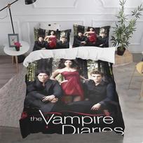Vampyrų dienoraščiai patalynės komplektas Mielas miegamojo patalynės užvalkalas pagalvei Suaugusiems Vaikams Dovana Viengulis Dvigulis Didelis Dydis Dekoravimui 135x200cm