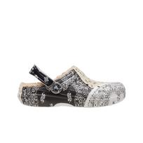 Crocs Classic Fleece Lined Clog Bandana Black White Chai Men Sneakers Chain Multi 208061-2ZM 43-44