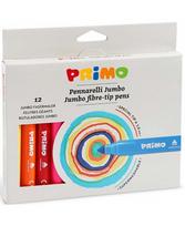 Stori flomasteriai PRIMO Jumbo, 12 spalvų