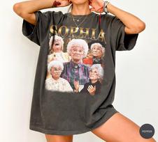 Sophia Petrillo Vintažiniai 90-ųjų Bootleg Marškinėliai, „Auksinių merginų“ Tribute Marškinėliai, Retro Reality TV Sitcom Marškinėliai, Juokinga Popkultūros Gerbėjo Dovana 2XL
