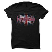 Def Leppard British Black Junior Women's T-Shirt XL