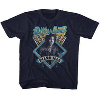 Billy Joel Navy Youth T-Shirt 4XL