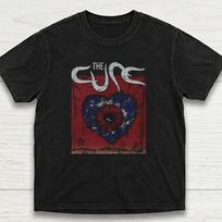The Cure Wish Tour T-Shirt, Vintage Alternative Rock Band Tee L