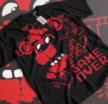 Five Nights At Freddys T-Shirt Phantom Bear Tee Scary Video Game Kids and Toddler Sizes 4XL