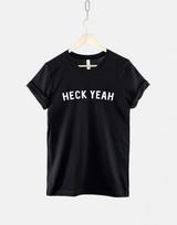 Heck Yeah Adventure Tee: Explorer Motto, Soft Ring Spun Cotton S