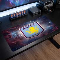 Aston Villa Football Print Large Mouse Pad, Anti-Slip Extended Gaming Desk Mat for Office Home 30cmx60cm（11.8x23.6inch）