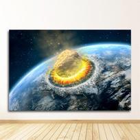 Meteorito sienų nuotraukos svetainės dekoravimui Galaxy Stars Astronautas Planet Hole Kosmoso plakatai ir Prins Universe Earth 21X30CMNo Framed