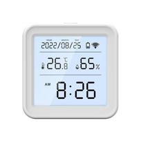 Smart Tuya WiFi Temperature Humidity Sensor Backlight Hygrometer Thermometer Work With Alexa
