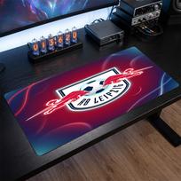 RB Leipzig Football Print Large Mouse Pad, Anti-Slip Extended Gaming Desk Mat for Office Home 30cmx60cm（11.8x23.6inch）