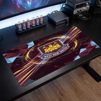 West Ham United Football Print Large Mouse Pad, Anti-Slip Extended Gaming Desk Mat for Office Home 30cmx60cm（11.8x23.6inch）