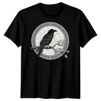 Raven Norse Mythology Runes Celtic Knot Mens T-Shirt XXL