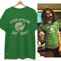 Frank Zappa Frog Hollow Dienos Stovyklos Vintažinė Roko Ikona Unisex Marškinėliai Visų Dydžių S