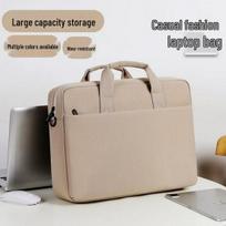 Shockproof Airbag Laptop Bag for Lenovo: Fits 14-16 inch Notebooks & 17-inch Gaming Laptops, Single Shoulder & Handheld Design. 13-14 inch beveik baltos spalvos