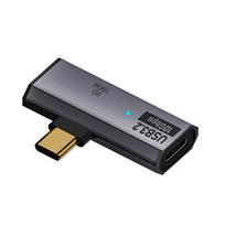 2in1 Type C USB 3.2 OTG Splitter PD 100W Fast Charging Adapter USB C Charger Adapter for Phone Tablet Macbook Hard Disk Earphone pilka spalva